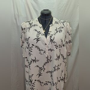 Torrid Harper Cream print blouse